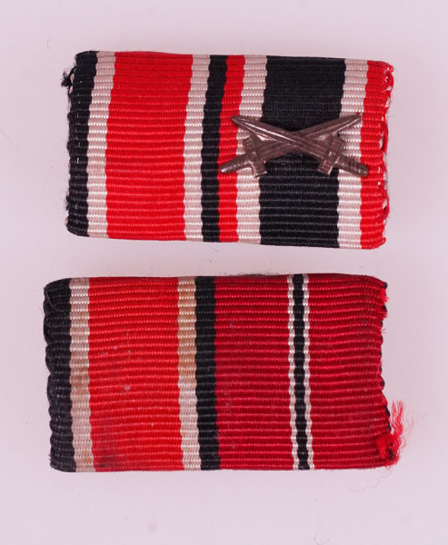 2x 2er Bandspange 2. Weltkrieg