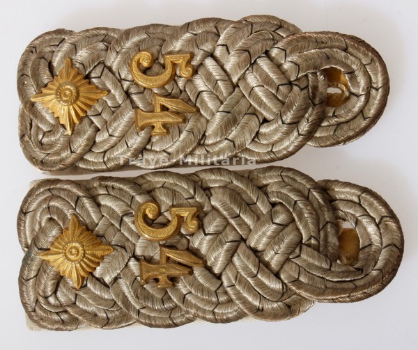Preussen Paar Schulterklappen Oberstleutnant Inf.Regt.54