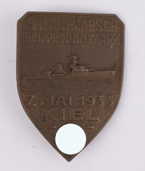 SA Aufmarsch Gruppe Nordmark 7. Mai 1933 Kiel Veranstaltungsabzeichen
