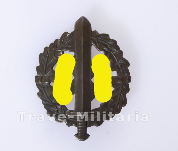 SA Sportanzeichen in Bronze mit Matrikelnummer 386461