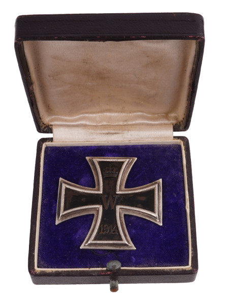 Eisernes Kreuz 1. Klasse 1914 im Etui