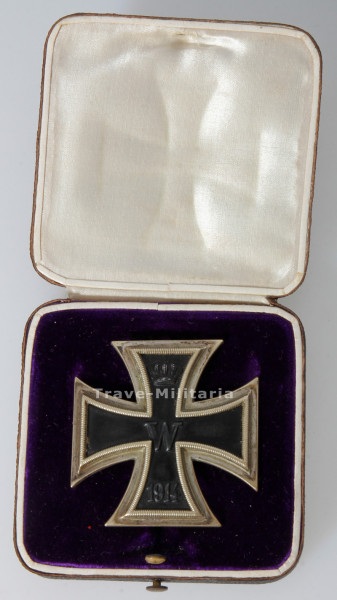 Eisernes Kreuz 1. Klasse 1914 im Etui