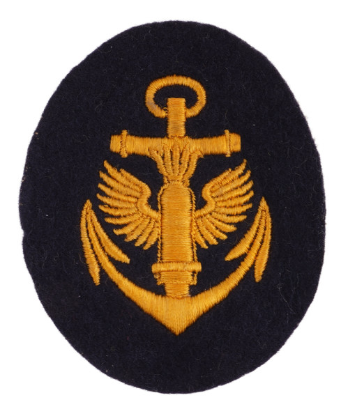 Kriegsmarine Ärmelabzeichen für einen Marineartilleriemaat