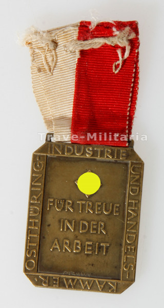 Ostthüringer Industrie- und Handelskammer Treue Medaille