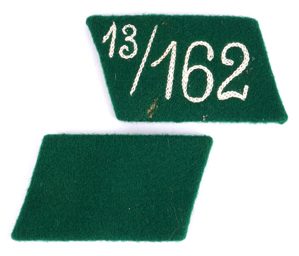 SA Paar Kragenspiegel Sturm 13 der Standarte 162 Lübeck