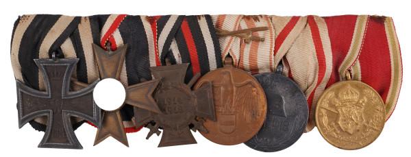 6er Ordensspange 1. Weltkrieg