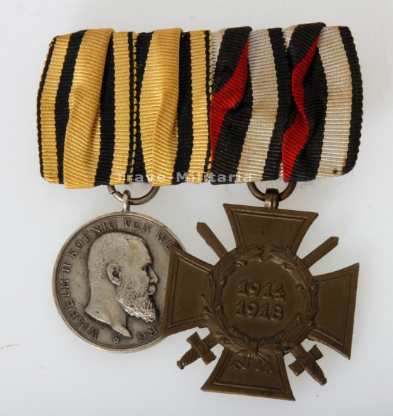 2er Ordensspange Württemberg