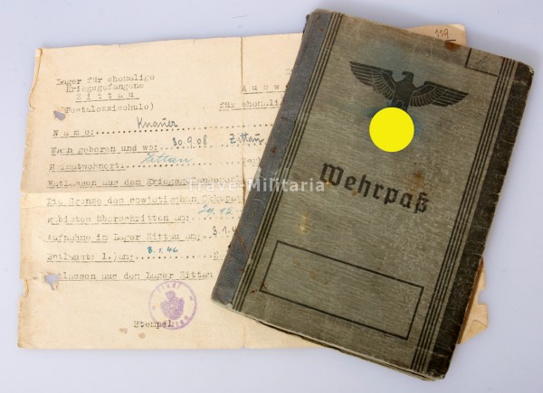 Wehrpass Knauer Aufkl. Abt. 23. Panzer-Division