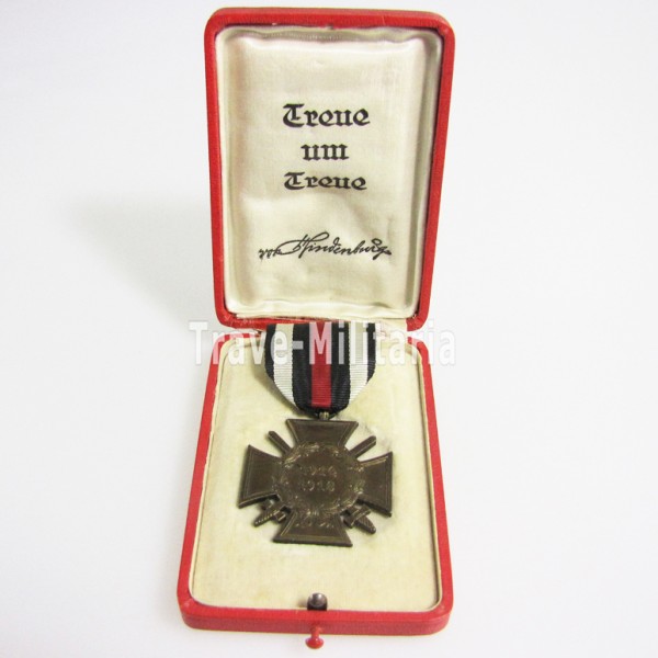 Ehrenkreuz für Frontkämpfer im Etui