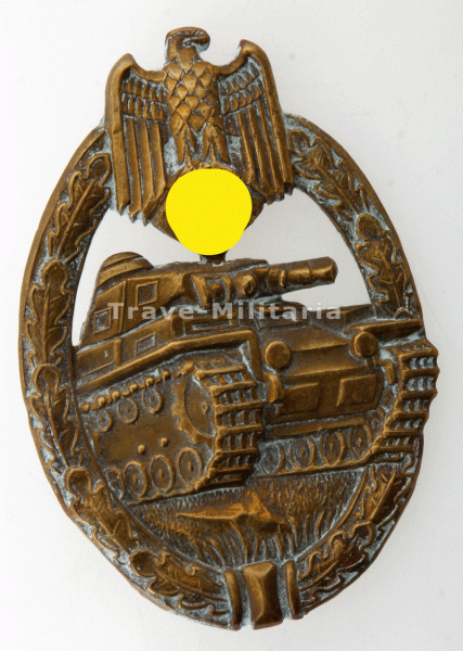 Panzerkampfabzeichen in Bronze entnazifiziert