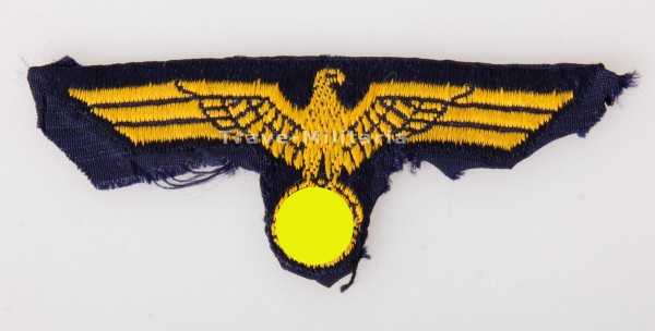 Kriegsmarine Schiffchenadler für Mannschaften und Unteroffiziere