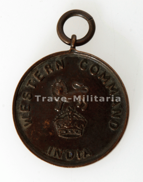 Groß Britannien Medaille Western Command India