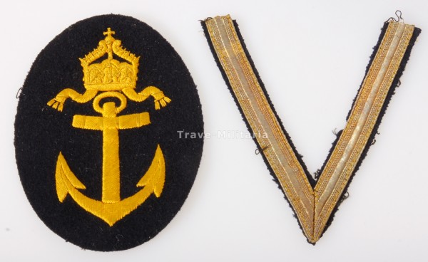 Kaiserliche Marine Ärmelabzeichen für einen Oberschreibermaaten