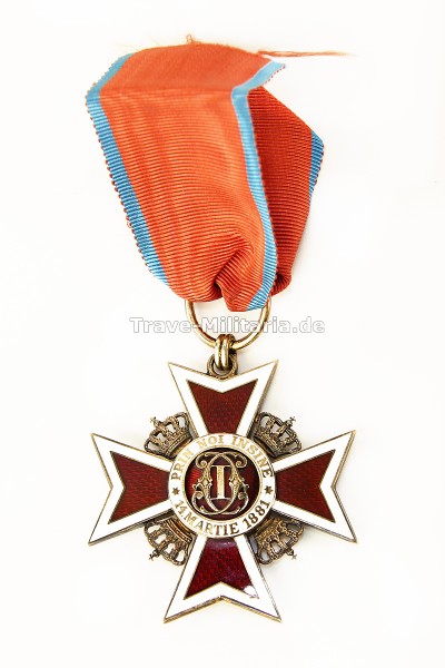 Rumänien Orden der Krone von Rumänien Großkreuz 2. Modell