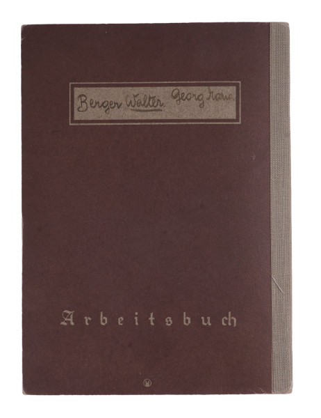 Arbeitsbuch Berger Direktor bei Bewachungsgesellschaft Industrie Wien