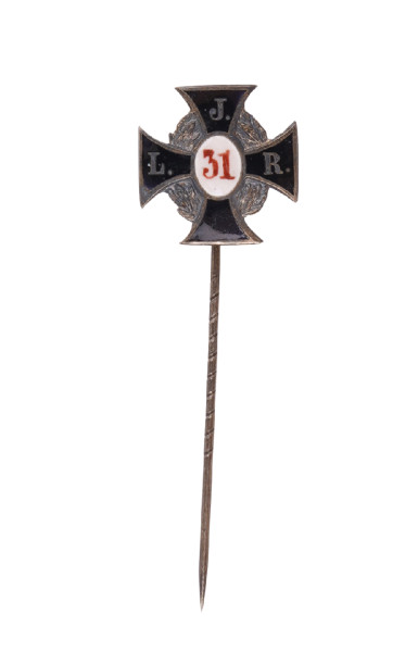 Preußen silberne Ehrennadel für ehemalige Angehörige im reserve-Infanterie-Reg. 31
