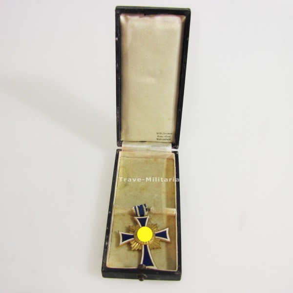 Ehrenkreuz der Deutschen Mutter in Gold im Etui