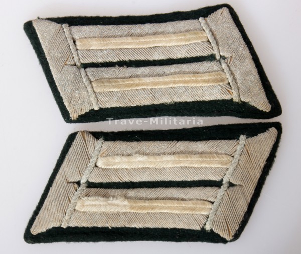 Wehrmacht Heer Paar Kragenspiegel für Offiziere der Infanterie