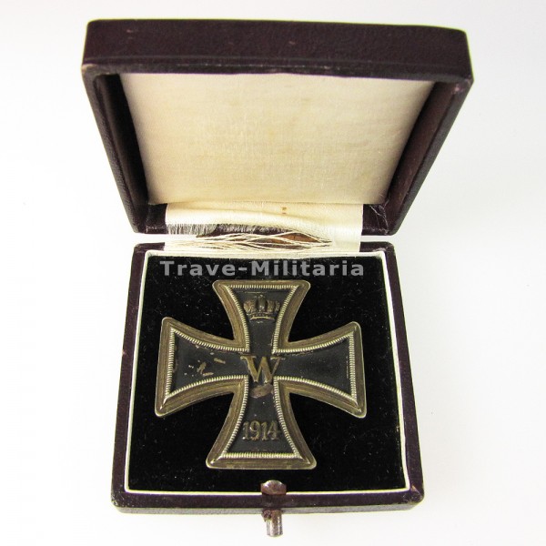 Eisernes Kreuz 1. Klasse 1914 im roten Etui