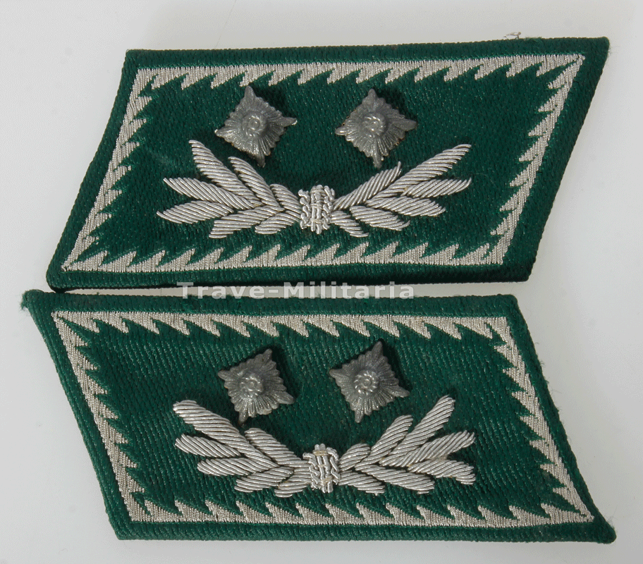 Zollgrenzschutz Paar Kragenspiegel für einen Zollsekretär Neuheiten