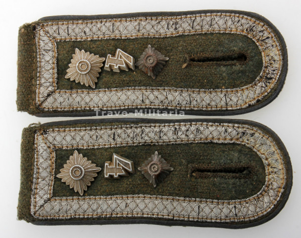 Wehrmacht Heer Paar Schulterklappen Oberfeldwebel Kraftfahr-Abteilung 4