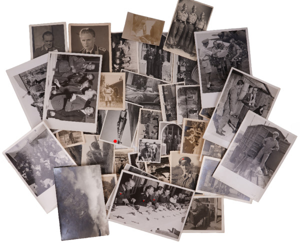 Fotokonvolut eines Flugzeugführers im Kampfgeschwader