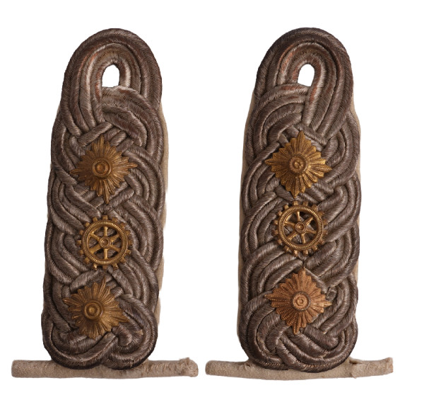 Kriegsmarine Paar Schulterklappen Kapitän zur See - Ingenieur