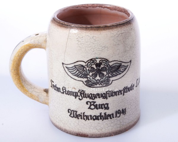 toller Bierkrug der Luftwaffe Flugzeugführerschule