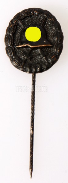 Miniatur Verwundetenabzeichen in Schwarz, 1.Form