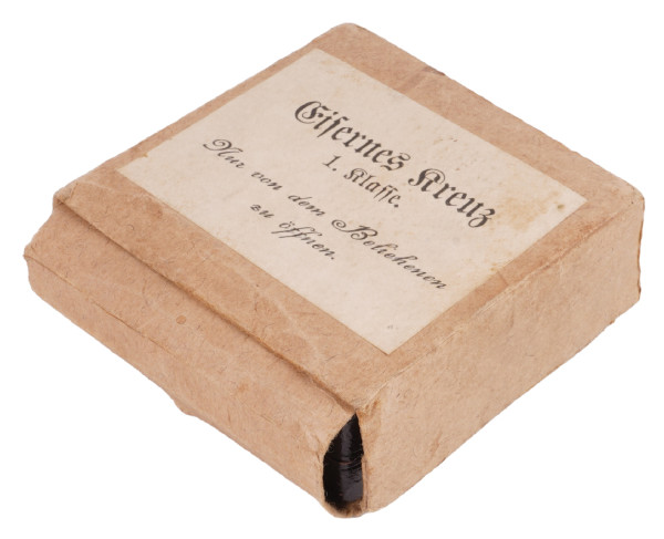 Eisernes Kreuz 1. Klasse 1914 im Etui mit Umkarton