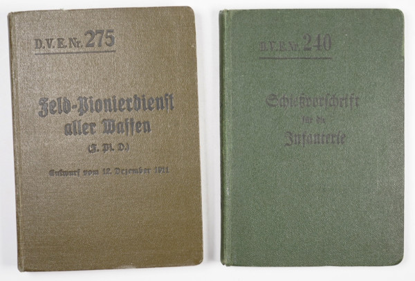 2 Dienstvorschriften Feld-Pionierdienst aller Waffen, Schießvorschrift f. d. Infanterie