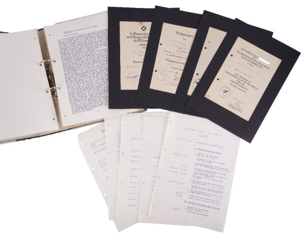 Urkundennachlass Maß Stab. I./J.R.26 30. Infanterie-Division