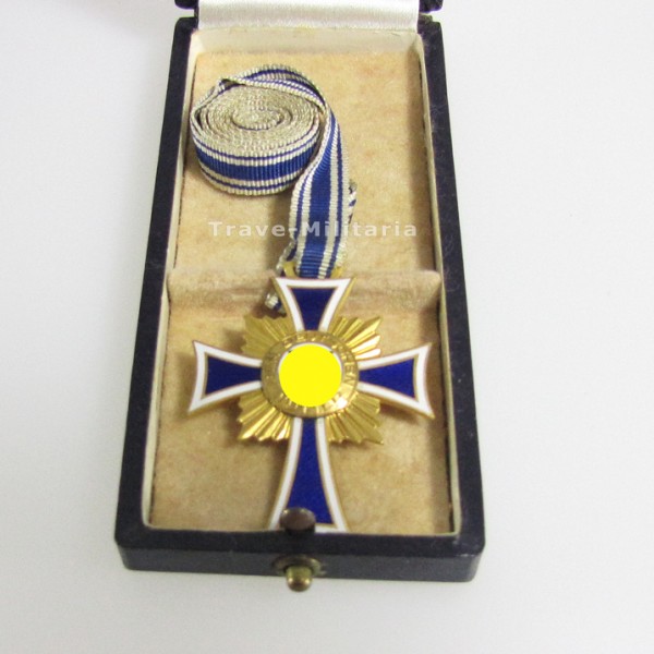 Ehrenkreuz der Deutschen Mutter in Gold im Etui
