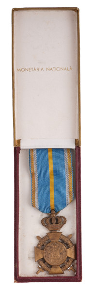 Rumänien Verdienstkreuz für Treue Dienste 3. Klasse im Etui