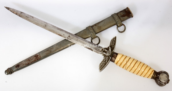 Luftwaffe Dolch für Offiziere entnazifiziert