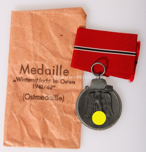 Medaille Winterschlacht im Osten mit Verleihungstüte