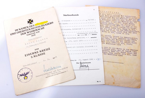 Papiere Eggers Gren. Regt. 76 (mot)