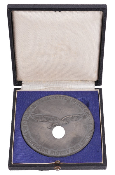 Plakette für ausgezeichnete Leistungen im Technischen Dienst der Luftwaffe im Etui