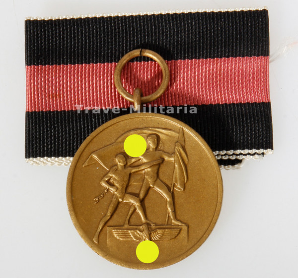 Medaille zur Erinnerung an den 1. Oktober 1938