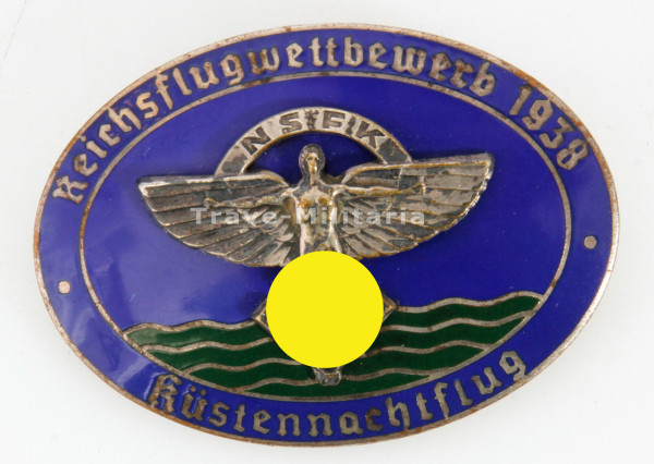 NSFK Reichsflugwettbewerb 1938 Küstennachtflug Teilnehmerabzeichen