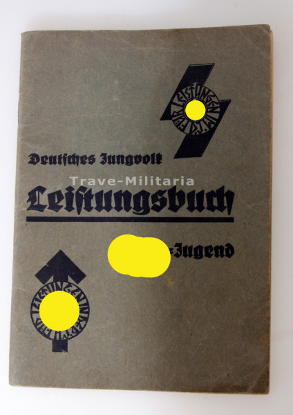 Hitler-Jugend Leistungsbuch Rompel Bann 55 / Motor 1/55
