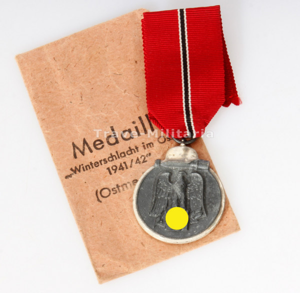 Medaille Winterschlacht im Osten 1941/42 mit Tüte