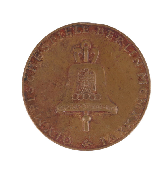 Olympia 1936 Erinnerungsmedaille in Bronze