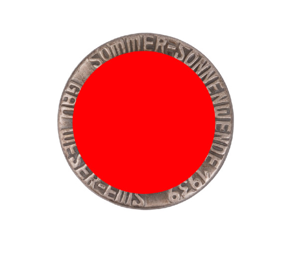 NSDAP Gau Weser-Ems Sommer-Sonnenwende 1939 Veranstaltungsabzeichen