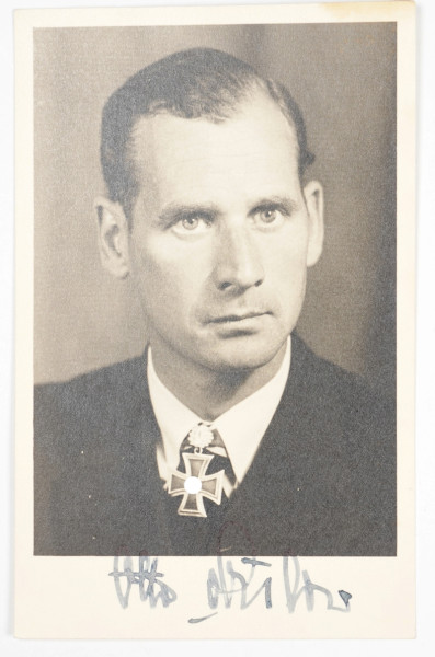 Postkarte Otto von Bülow mit Original-Autogramm