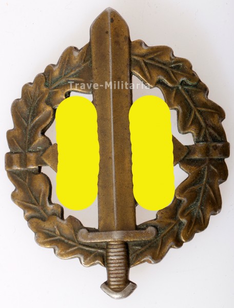 SA Sportabzeichen in Bronze mit Matrikelnummer 651781