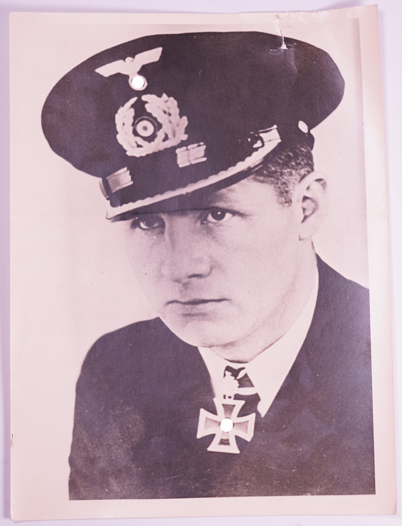 Portraitfoto Heinrich Lehman-Wellenbrock Ritterkreuz mit Eichenlaub ...