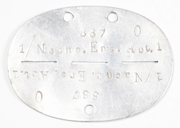 Erkennungsmarke 1/Nachr.Ers.Abt. 1 887 0