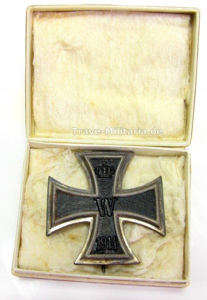 Eisernes Kreuz 1. Klasse von 1914 im Pappetui