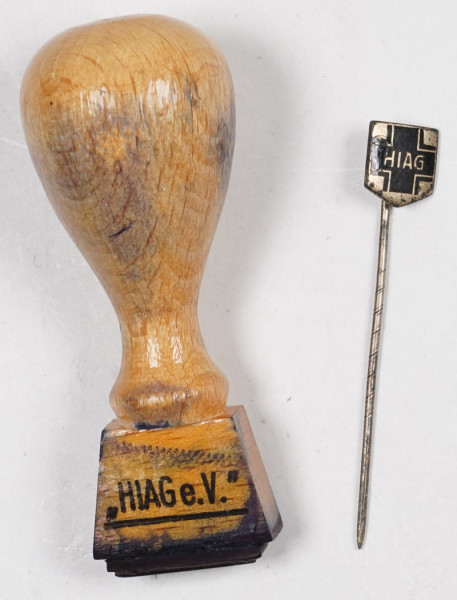 BRD Stempel und Anstecker HIAG eV.